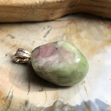 Tourmaline melon d'eau roulée
