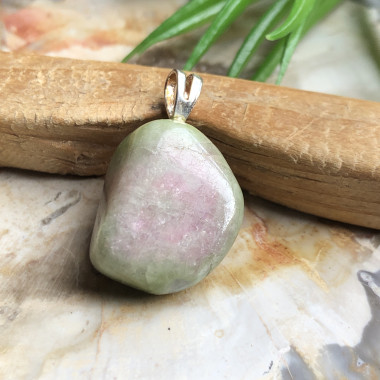 Tourmaline melon d'eau roulée