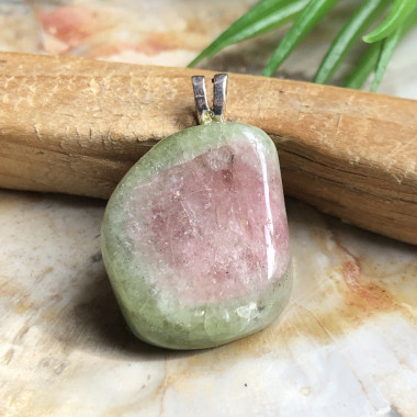 Tourmaline melon d'eau roulée
