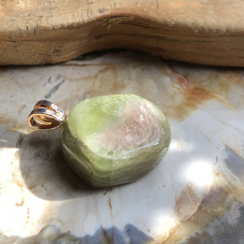 Tourmaline melon d'eau roulée