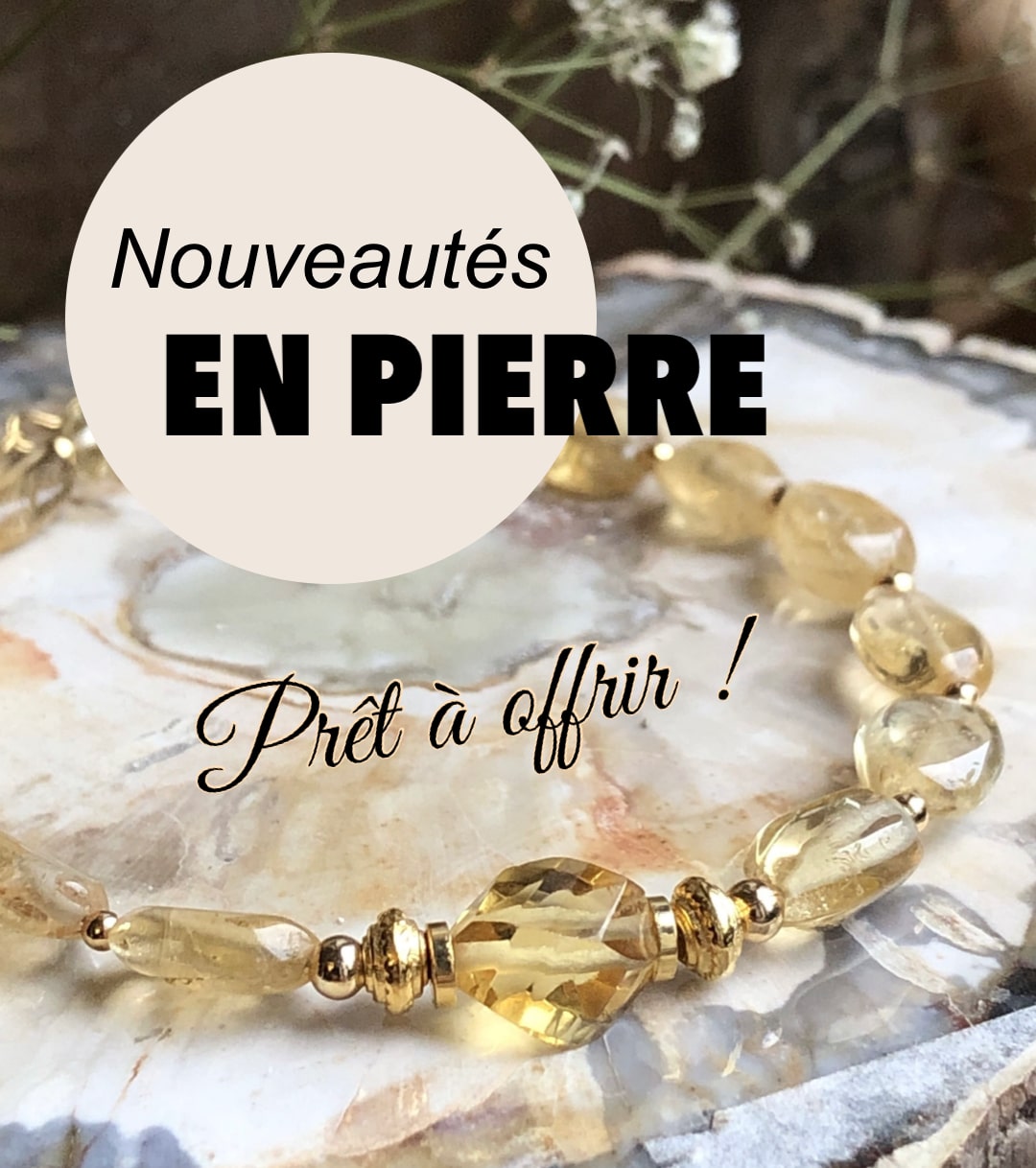 Bracelets bien être en pierre fine 