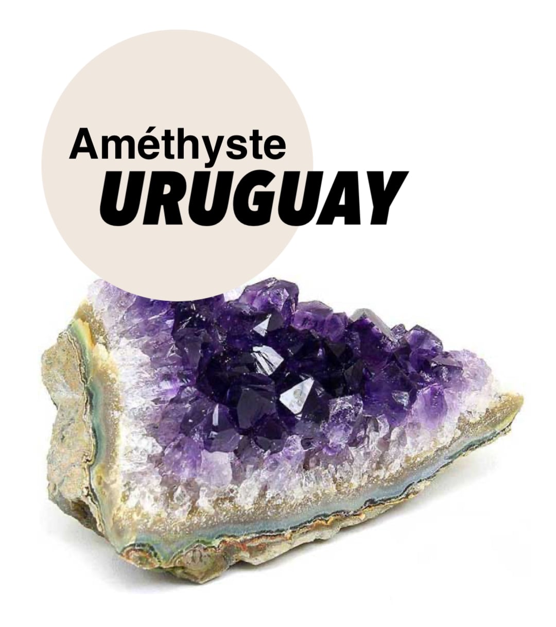 Druses d’améthyste qualité première 