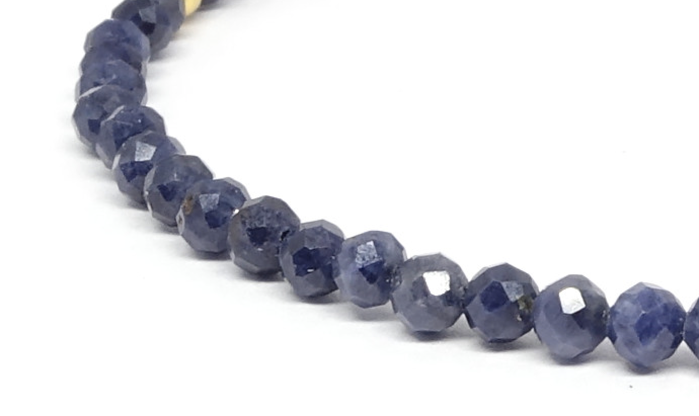 Bracelet en Saphir Bleu