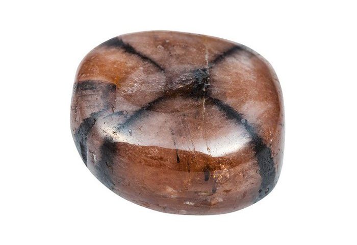 La pierre naturelle de chiastolite
