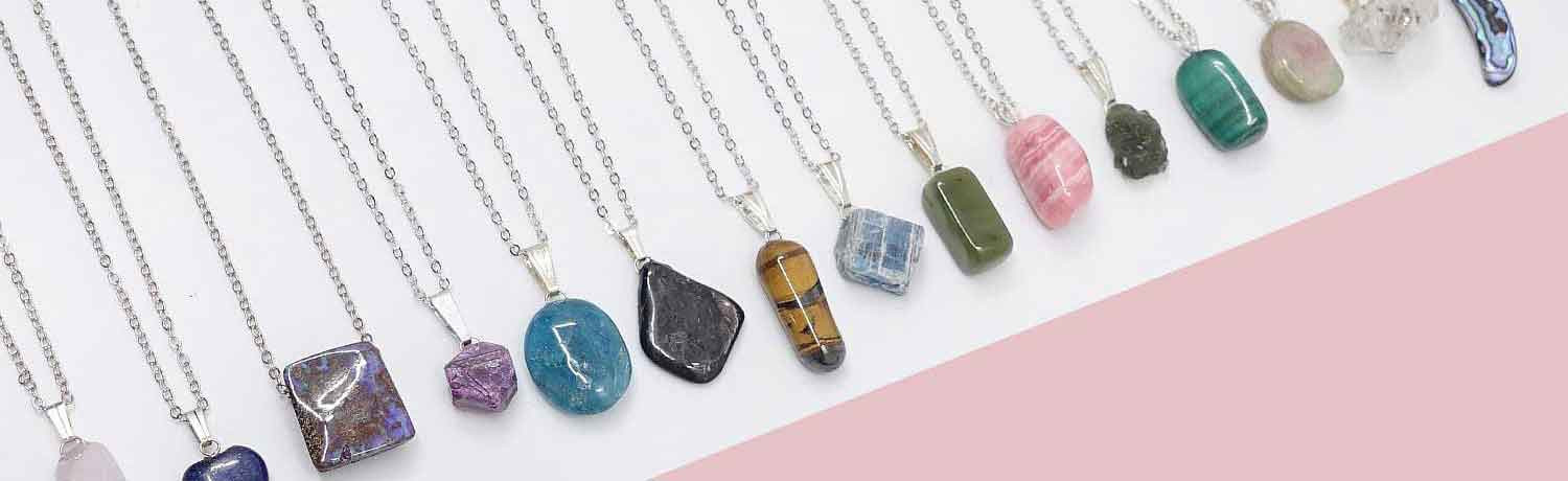 Pendentifs en pierre semi-précieuse