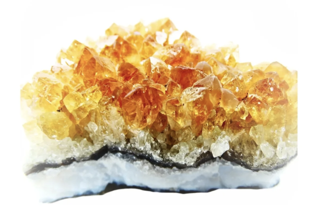 Pierre naturelle en crystal de Citrine