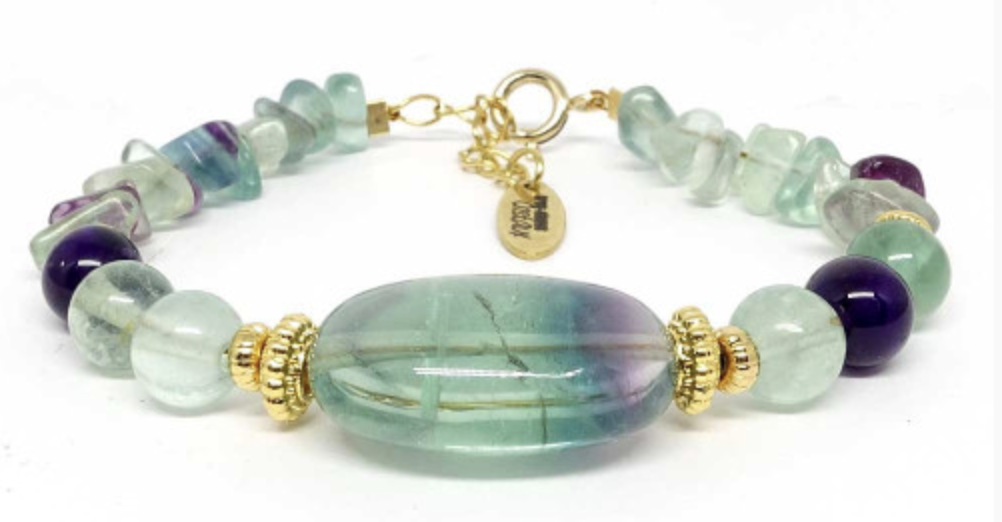 Bijou bracelet en Fluorite
