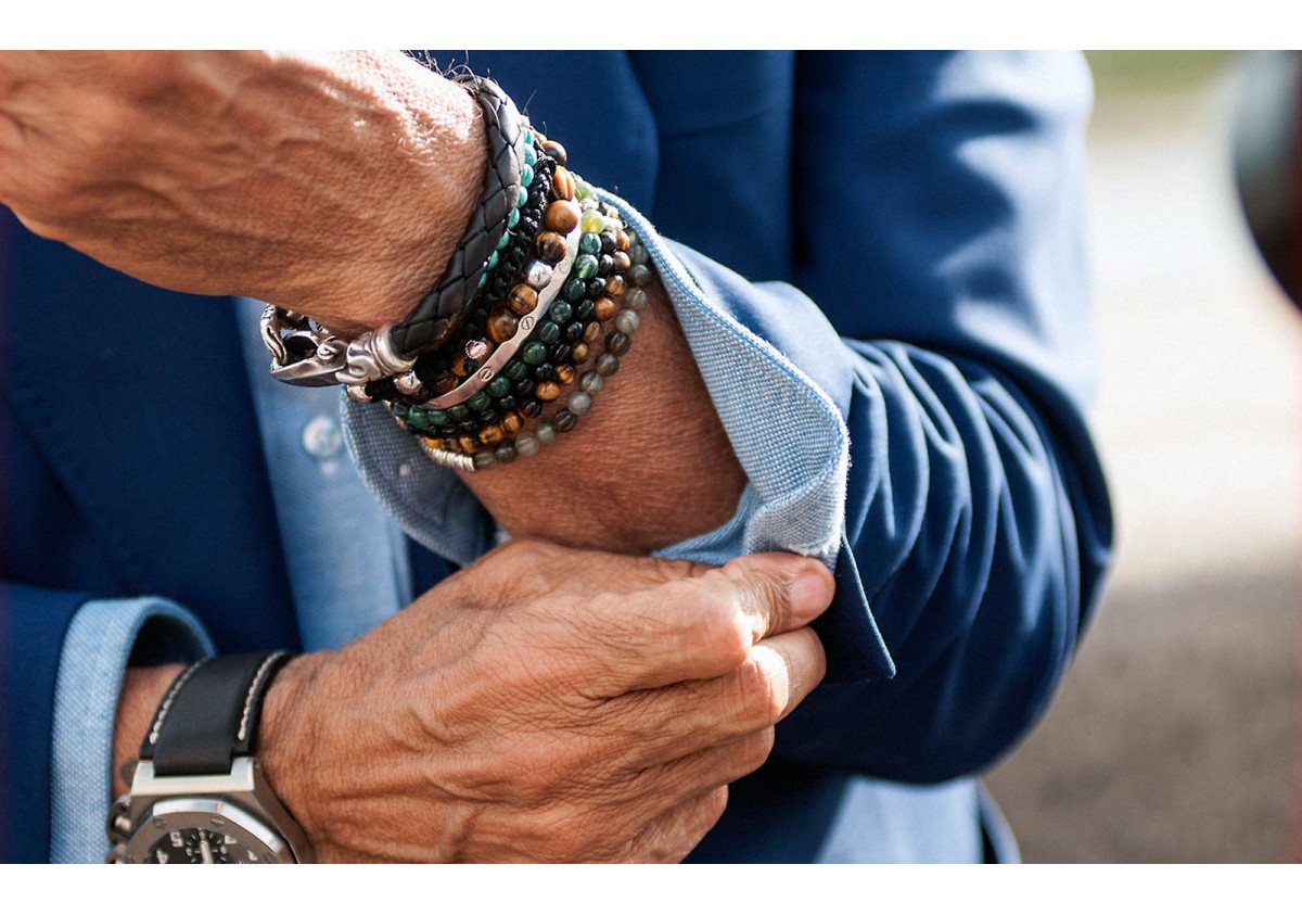 Bracelets de perles pour homme - sélection de pierres naturelles