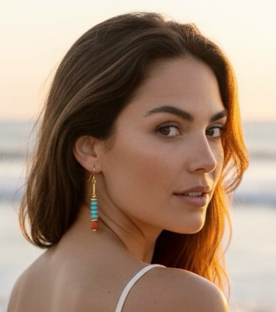 collier porte pierre